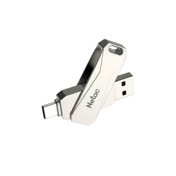 Флеш-накопитель Netac U782C USB3.0+TypeC Dual Flash Drive 128GB
