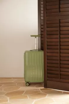Чемодан NINETYGO Manhattan single trolley Luggage 20" зеленый
