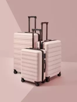 Чемодан NINETYGO Rhine Luggage 20" розовый