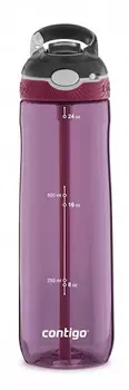 Бутылка Contigo Ashland 0.72л бордовый пластик (2106518)