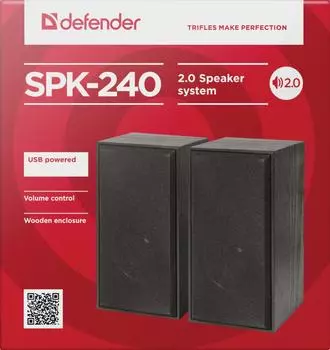 Defender Акустическая 2.0 система SPK 240 6 Вт, питание от USB Defender SPK 240 (65224)