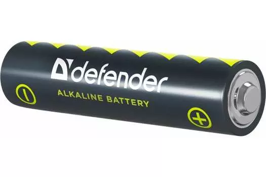 Defender Батарейка алкалиновая LR6-4B AA, в блистере 4 шт Defender Батарейка алкалиновая LR6-4B AA 1.5 V (56012)