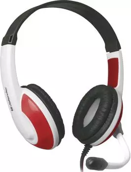 Defender Игровая гарнитура Warhead G-120 красный + белый, кабель 2 м Defender Warhead G-120 (64098)