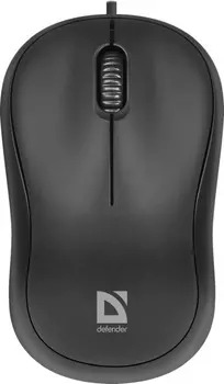Defender Проводная оптическая мышь Patch MS-759 черный,3 кнопки,1000 dpi Defender Patch MS-759 черный (52759)