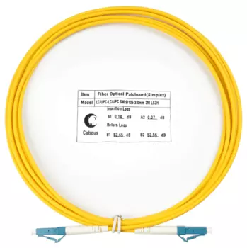 Cabeus FOP(s)-9-LC-LC-3m Шнур оптический simplex LC-LC 9/125 sm 3м LSZH (FOP(s)-9-LC-LC-3m)
