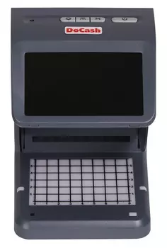 Детектор банкнот Docash Mini Combo просмотровый мультивалюта