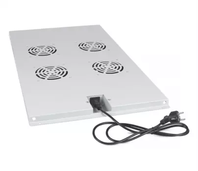 Cabeus TRAY-100 Модуль вентиляторный с 4-я вентиляторами для установки в напольные шкафы серии SH-05C, ND-05C глубиной 1000мм (TRAY-100)