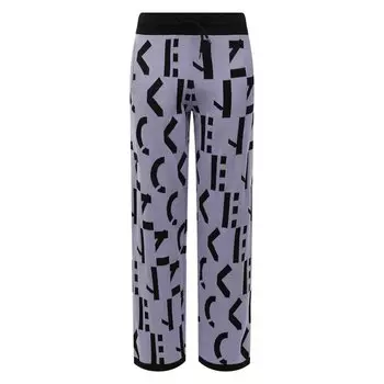 Брюки из хлопка и вискозы Kenzo