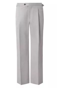 Брюки из шерсти и хлопка Corneliani