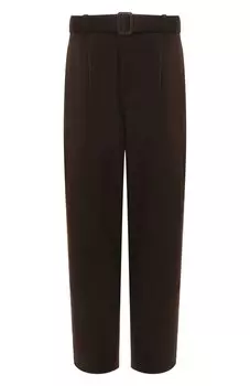 Брюки из шерсти и кашемира Emporio Armani