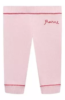 Джоггеры из шерсти и кашемира Marni