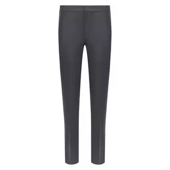 Брюки из шерсти и шелка Brunello Cucinelli