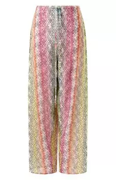 Брюки из хлопка и шелка Missoni