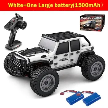 Новый 50 км/ч Радиоуправляемый автомобиль 4x4 Off Road Drift Racing Cars 4WD Супер Бесщеточный Высокоскоростной Радио Водонепроницаемый Грузовик Игрушка с Дистанционным Управлением 1 battery чёрный