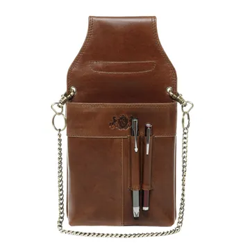 Кошелек SID & VAIN Leder Kellnerholster »LOU«, коричневый