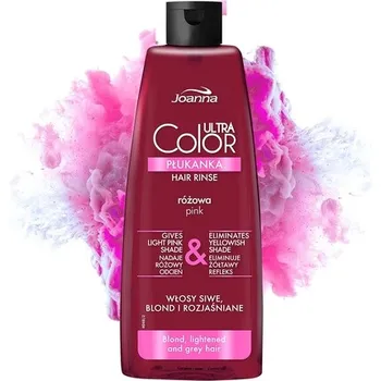 Ultra Color Розовый ополаскиватель для светлых и светлых волос 150мл, Joanna