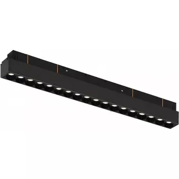 Трековый магнитный светильник 48V iLedex Vision48/22 4822-002-L350-18W-38DG-3000K-BK