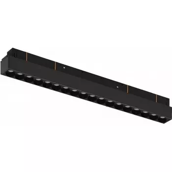 Трековый магнитный светильник 48V iLedex Vision48/22 4822-002-L350-18W-38DG-4000K-BK