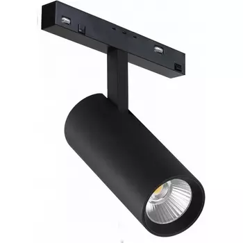 Трековый магнитный светильник 48V iLedex Vision48/22 4822-006-D55-18W-38DG-4000K-BK