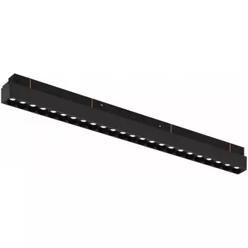 Трековый магнитный светильник 48V iLedex Vision48/22 4822-002-L460-24W-38DG-3000K-BK
