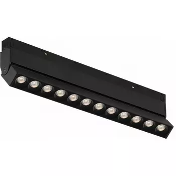 Трековый магнитный светильник 48V iLedex Vision48/22 4822-003-L236-12W-38DG-4000K-BK