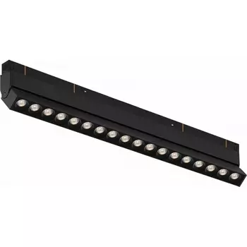 Трековый магнитный светильник 48V iLedex Vision48/22 4822-003-L350-18W-38DG-4000K-BK