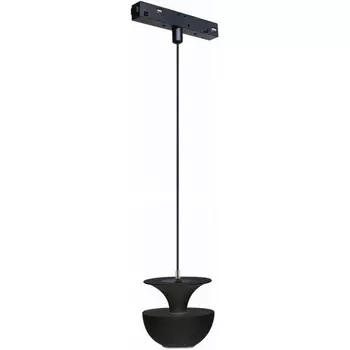 Трековый магнитный светильник 48V iLedex Vision48/22 4822-012-D80-6W-38DG-3000K-BK