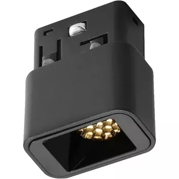 Трековый магнитный светильник с антибликовой решеткой 48V iLedex Vision48/22 4822-018-L36-2W-24DG-3000K-BK