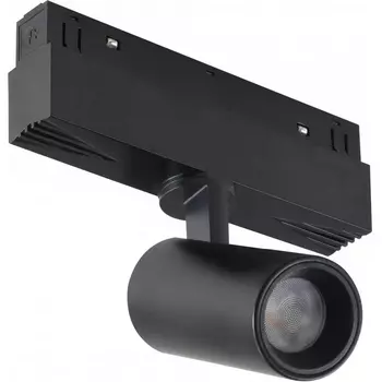 Трековый магнитный светильник с антибликовой решеткой 48V iLedex Vision48/22 4822-011-D45-8W-38DG-3000K-BK