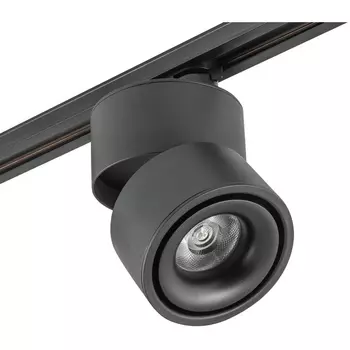 Трековый однофазный светильник светодиодный 220V AM Group AM160 AM160T BK