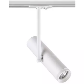 Светильник трековый однофазный трехжильный IP20 50W 220V NT19 белый Novotech Batra 370574