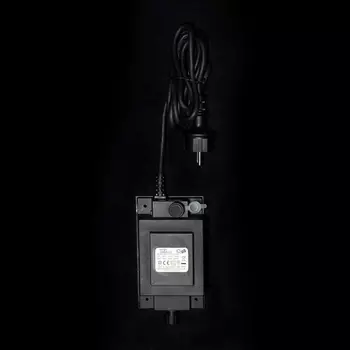 Трансформатор 120W для Силиконовых Нитей 24В, до LED, Провод Черный Каучук, IP65 Laitcom Cиликона 24В EA120-3000L