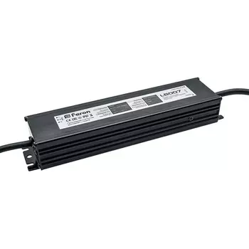 Трансформатор электронный для светодиодной ленты 100W 12V (драйвер) Feron LB007 21493