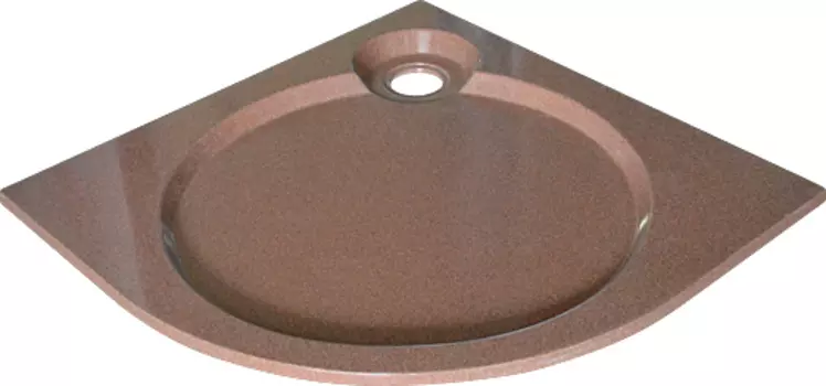 Поддон для душа GuteWetter Deluxe 90x90x2 R терракот