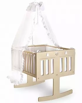 Люлька для близнецов Culla Gemelli Desire, слоновая кость