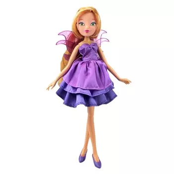 Кукла Winx Club - Волшебное платье, Flora