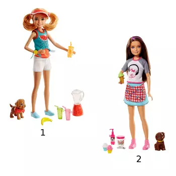 Куклы из серии Barbie® - Сестры и щенки, 2 вида