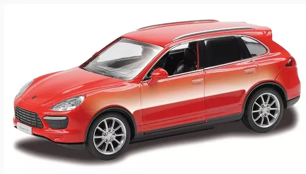 Машина металлическая RMZ City - Porsche Cayenne Turbo , без механизмов, масштаб 1:43, цвет красный