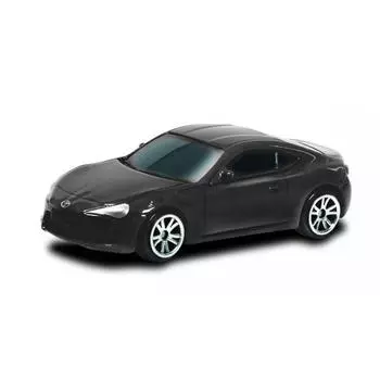 Машина металлическая Toyota 86, 1:64, черный матовый цвет
