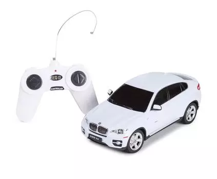 Машина на р/у - BMW X6, цвет белый, 1:24