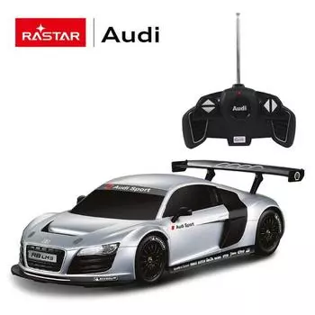 Машина на радиоуправлении 1:18 Audi R8, цвет Серебряный