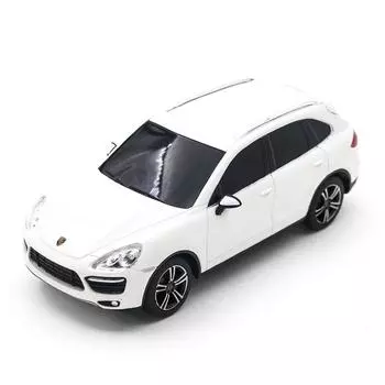 Машина на радиоуправлении 27mhz Porsche Cayenne Turbo, цвет белый, 1:24