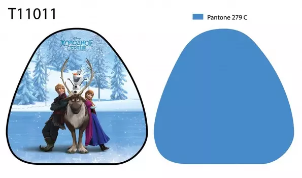 Ледянка треугольная из серии Disney Холодное Сердце, размер 52 х 50 см.
