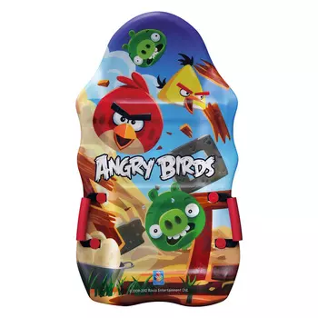 Ледянка выпуклая с плотными ручками - Angry Birds, длиной 94 см