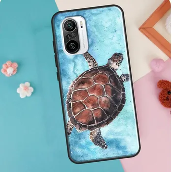 warming green turtles For Xiaomi Mi 11 Lite Mi 12 Pro 12X 10T 11T Pro Case Cover For POCO X3 X4 Pro GT M3 M4 F3 Mi 9T (9T Pro)