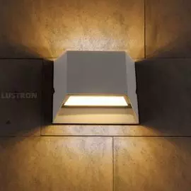Настенный светильник светодиодный уличный 1615 TECHNO LED OFION DOUBLE алмазный серый (Elektrostandard)