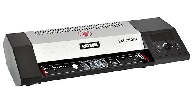Ламинатор Rayson LM-260iD, A4, 60 мкм - 250 мкм, валов:4, горячее + холодное ламинирование, 45 см/мин., реверс, черный/серый (LM-260iD)
