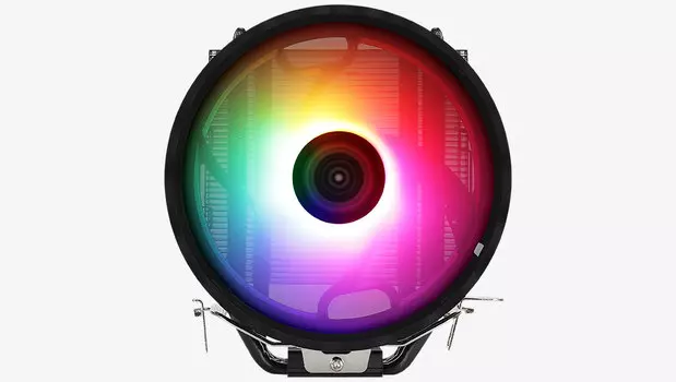 Кулер для процессора Aerocool Rave 4 ARGB для Socket 775/115x/1200/1700/1851/AM2/AM2+/AM3/AM3+/FM1/AM4/FM2/FM2+, 120 мм, 1800rpm, 27 дБА, 130 Вт, 4-pin PWM, Al+Cu, ARGB (4711099472253)