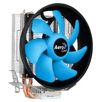 Кулер для процессора Aerocool Verkho 2 Plus для Socket 775/115x/1200/AM2/AM2+/AM3/AM3+/FM1/AM4/FM2/FM2+, 120 мм, 2000rpm, 26.7 дБА, 115 Вт, 4-pin PWM, Al