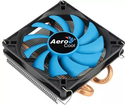 Кулер для процессора Aerocool Verkho 2 Slim для Socket 775/115x/1200/AM2/AM2+/AM3/AM3+/FM1/AM4/FM2/FM2+, 92 мм, 2300rpm, 26.7 дБА, 4-pin PWM, Al